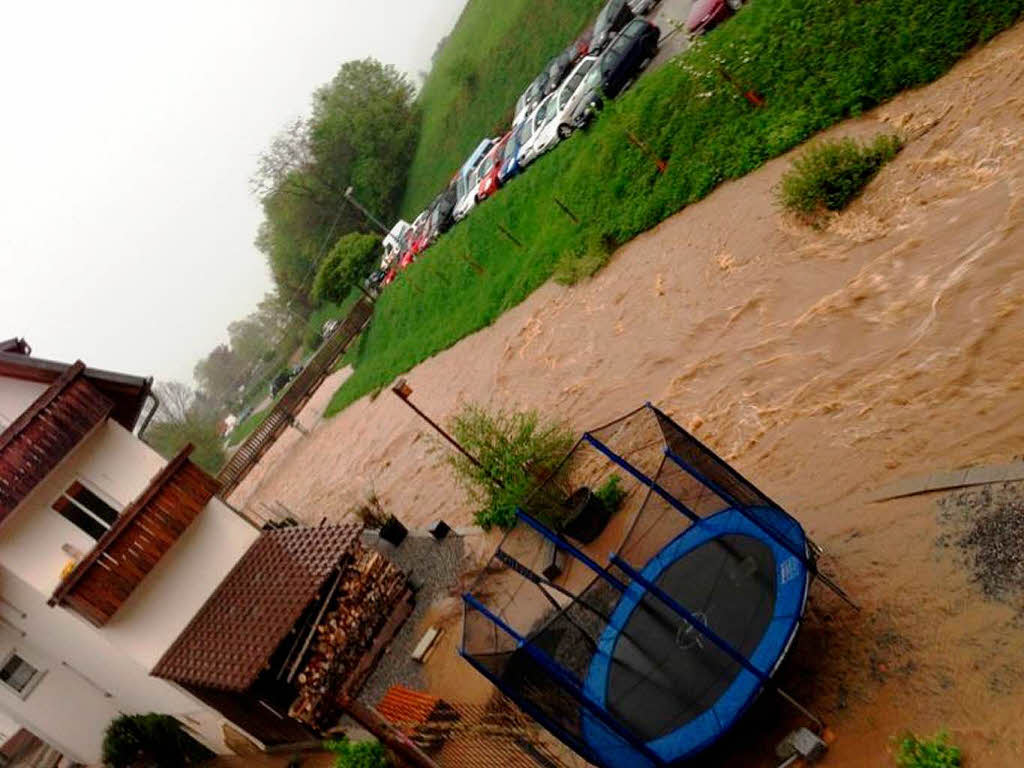 Hochwasser in Elzach