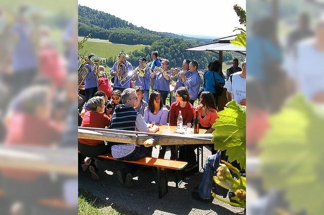 Acht Stationen mit diversen Weinen