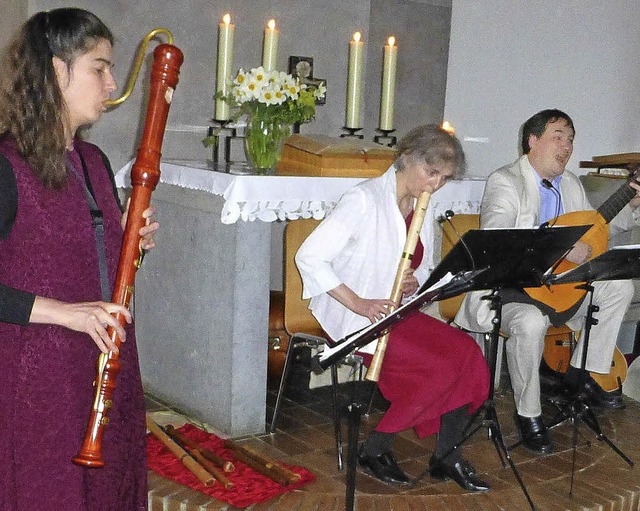 Den Frhling zauberte Musica Tavola in die Christuskirche.   | Foto: Winter