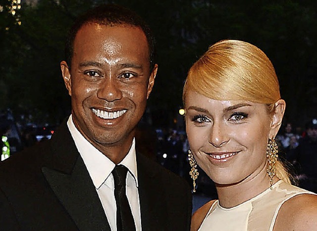 Tiger Woods und Lindsay Vonn  | Foto: AFP