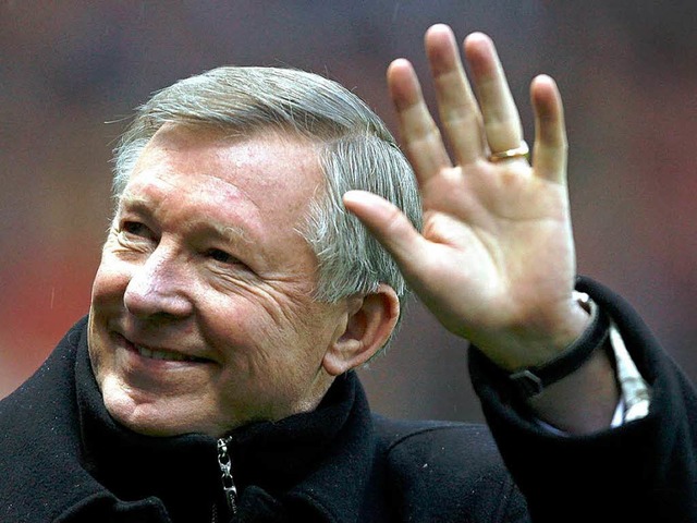 Manchester Uniteds Trainer Alex Ferguson hat genug.  | Foto: AFP