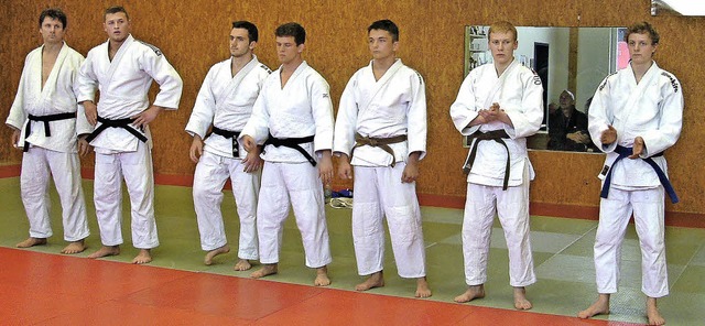 Die Judokas vom TV Heitersheim: Liam G...ttstock und   Ecki Schll (von links)   | Foto: klaus schultis