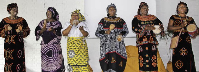 Gesang, Tanz und Bibeltheater waren At...lischen Bezirksfrauentag in Mllheim.   | Foto: model