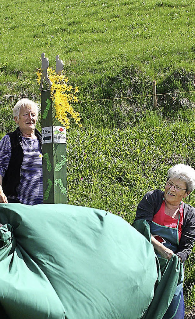 Voil: die neue Stele   | Foto: fabry