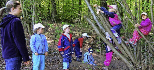 Viel Spa hatten die Kinder bei den Waldtagen.  | Foto: Reiner Merz