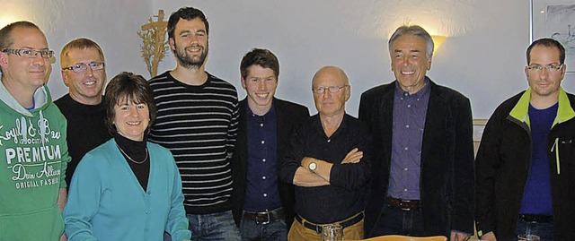 Dirk Gelpcke, der scheidende 2. Vorsit...ert Maier und Jan Gelpcke (von links).  | Foto: Georg Jger