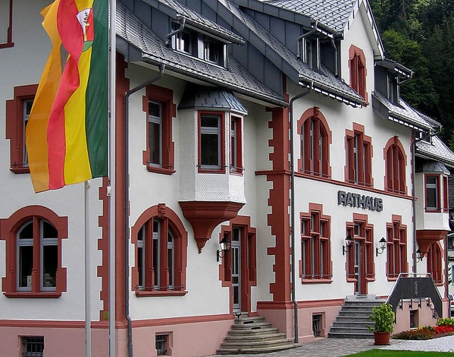 Schwergewicht des Sanierungsgebietes: das Rathaus   | Foto: Archivfoto: sahli