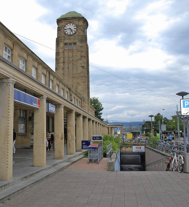 Der Badische Bahnhof und die umliegende Stadtviertel sollen aufgewertet werden.   | Foto: Maja Tolsdorf