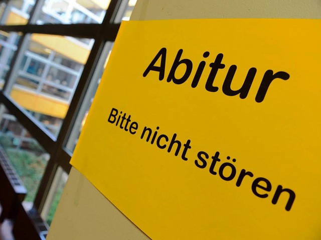 In acht oder neuen Jahren zum Abitur?  | Foto: dpa