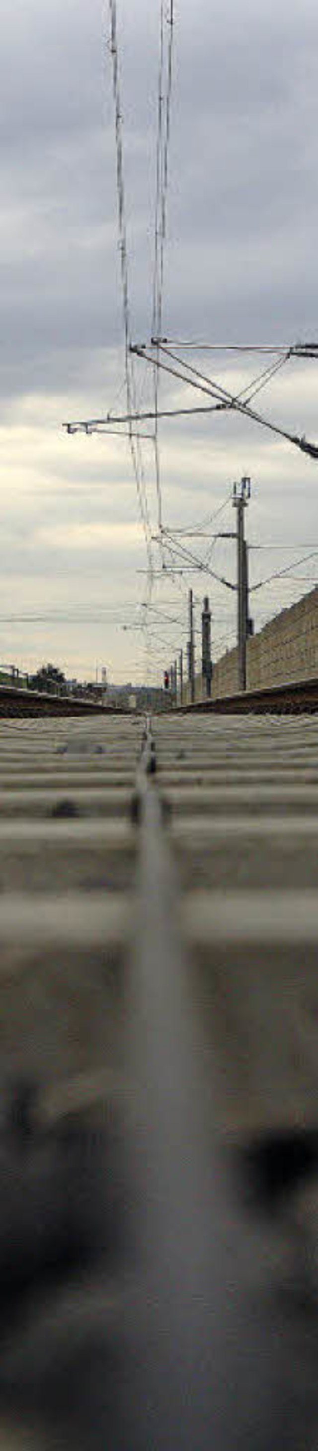 Die Bahn soll unten bleiben, von Buggi... das dort im Bahnhof entstanden ist.    | Foto: Patrik Mller