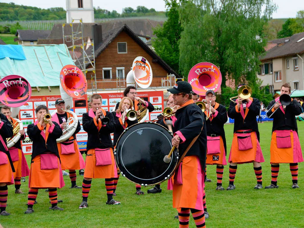 Viel gab es beim Lnderspiel der deutschen und der slowenischen Brgermeister in Pfaffenweiler zu sehen. <?ZP?>
