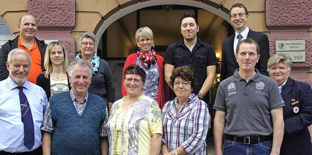 Blutspender wurden von  Herbolzheims Brgermeister Ernst Schilling geehrt.  | Foto: Ilona Hge