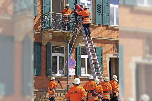 Feuerwehrarbeit hautnah