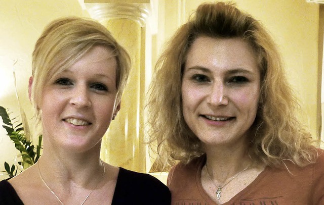 Nicole Auer (links) ist die neue Schri...en Leiterin wurde Diana Frei gewhlt.   | Foto: Karla Scherer