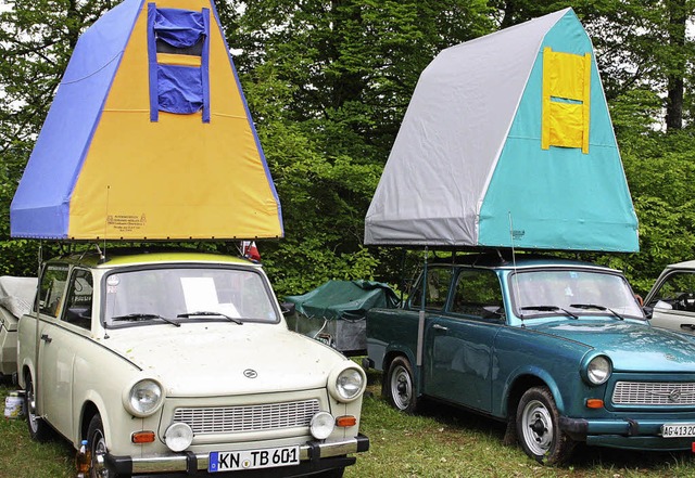 Sogar als Campingmobil taugen die Sach...chts oben, links) im Motoren-Seminar.   | Foto: Jrn Kerckhoff