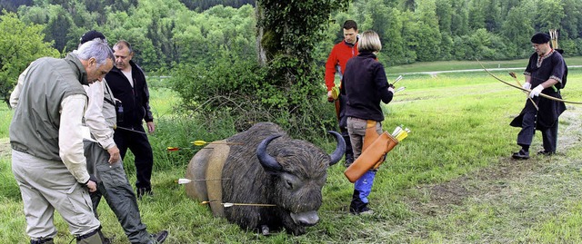 Selbst wenn dieser Bison keine lebense...reffern  nicht mehr aufstehen knnen.   | Foto: Heiner Fabry