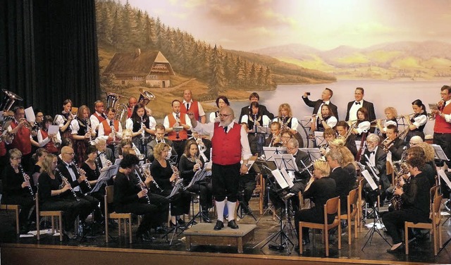 Norbert Isele dirigierte beim Badener ...ker aus Schluchsee und aus  Holland.    | Foto: Ute Aschendorf