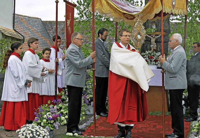 Die katholische Kirchengemeinde Sankt ...tius feierte am Sonntag  Patrozinium.   | Foto: herbert trogus