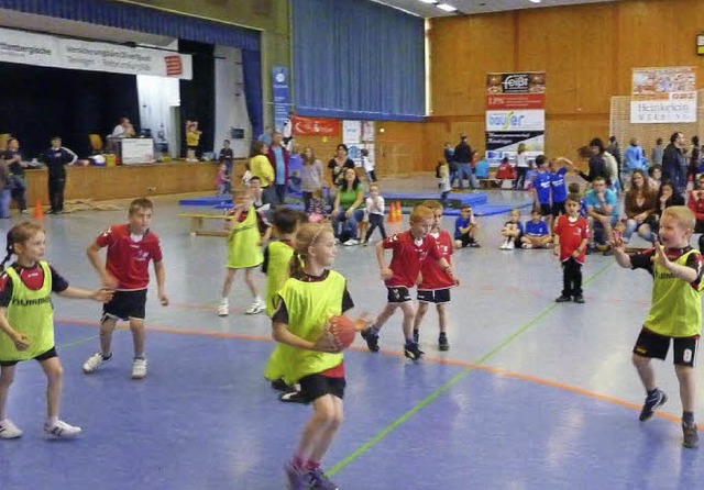 Handballspielen &#8211; ja bitte, aber...t wichtiger als der Wettkampfgedanke.   | Foto: Karlernst Lauffer