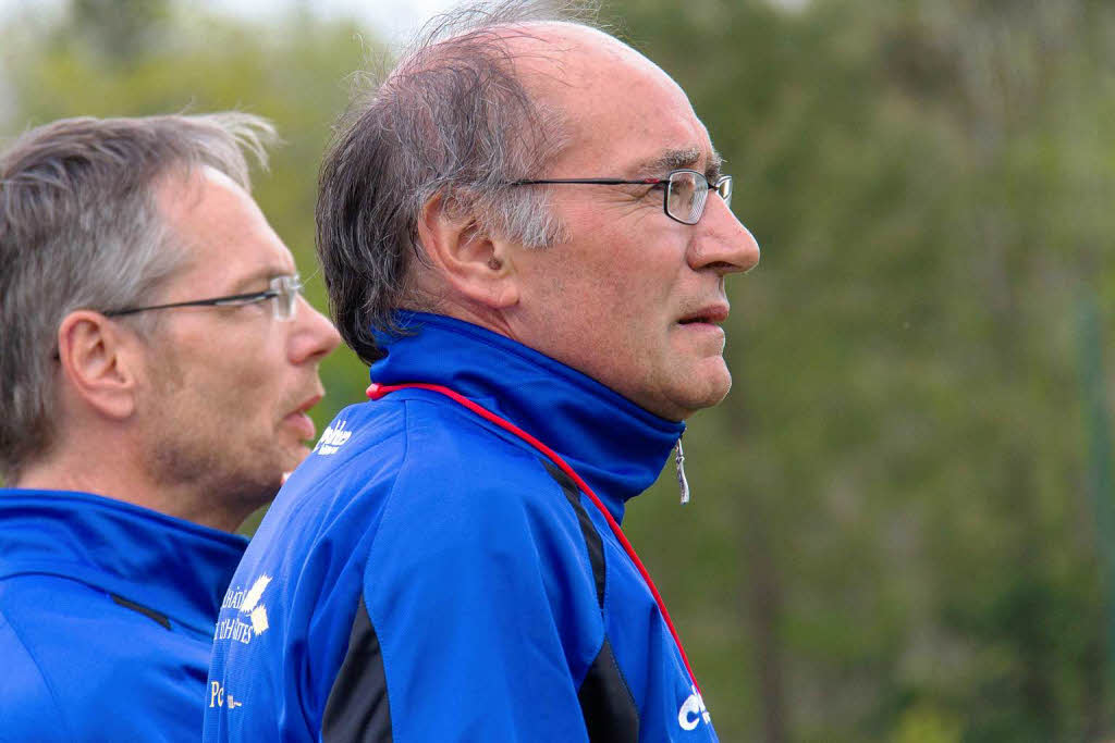 Spiel Slection Combrit Ste - Trainer von links: Fred Chauvel und  Andr Hamon