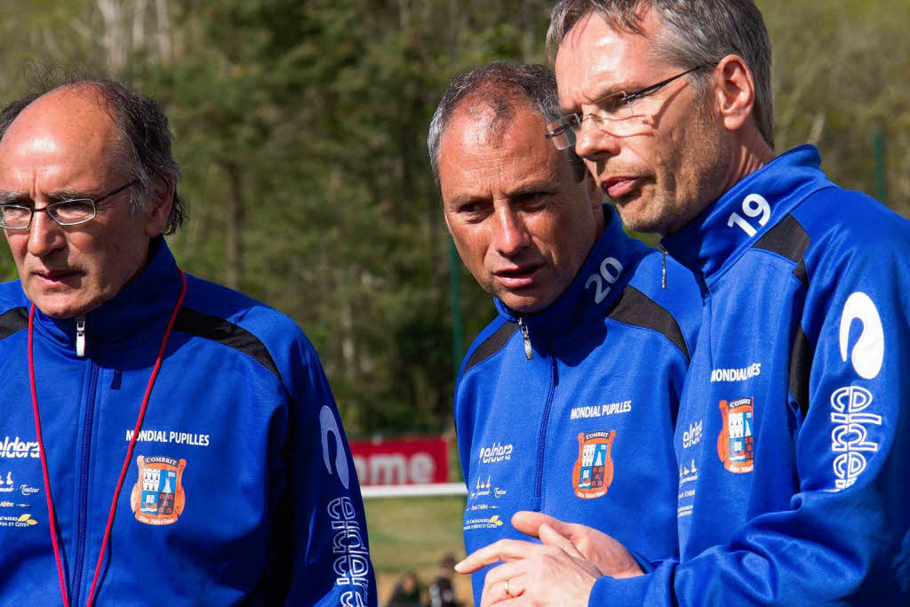 Slection Combrit Ste - Trainer von links: Andr Hamon, Fred Le Borgne und Fred Chauvel