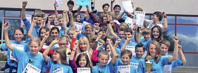 Ihre Ausdauer stellten die Schlerinne... der Mdchen von Klasse fnf bis zehn.  | Foto: Martha Weishaar