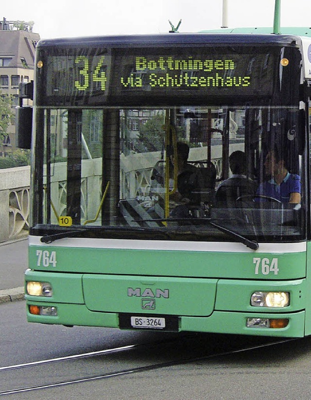 Die MAN-Busse werden bald ausgemustert.   | Foto: bs.ch/Juri Weiss