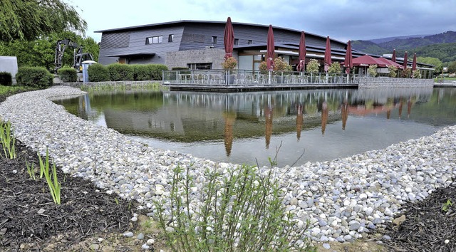 Die nach der Sanierung des Sees am Kul... Wurzeln haben, betonte der Fachplaner  | Foto: Markus Zimmermann               