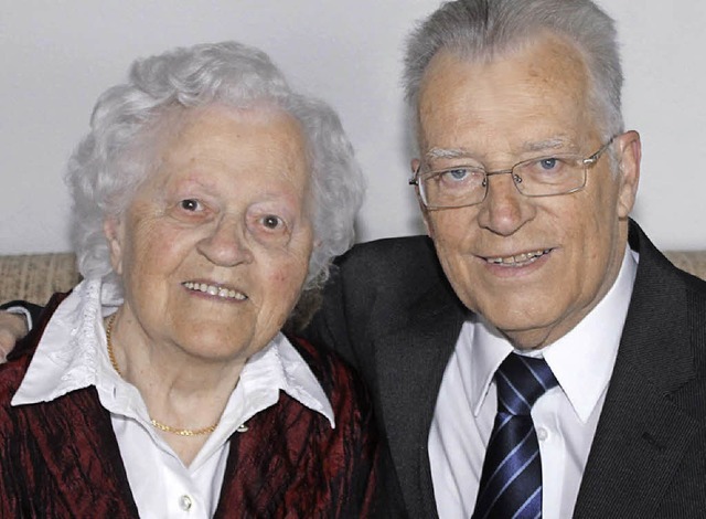 Irma und Horst Kumetat sind seit 60 Jahren verheiratet.   | Foto: ulrike Hiller