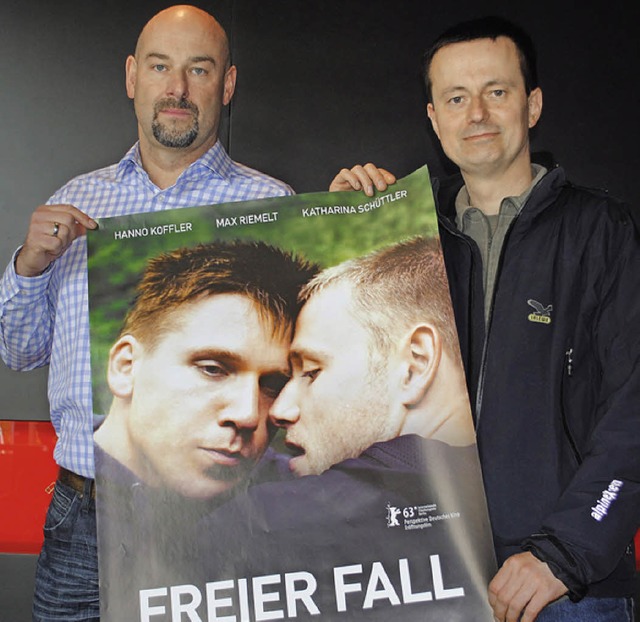 Thomas Ulmer vom Verband lesbischer un...n den Film &#8222;Freier Fall&#8220;.   | Foto: rob