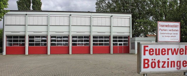 Soll auf den neuesten Stand gebracht w... das Feuerwehrgertehaus in Btzingen.  | Foto: horst david