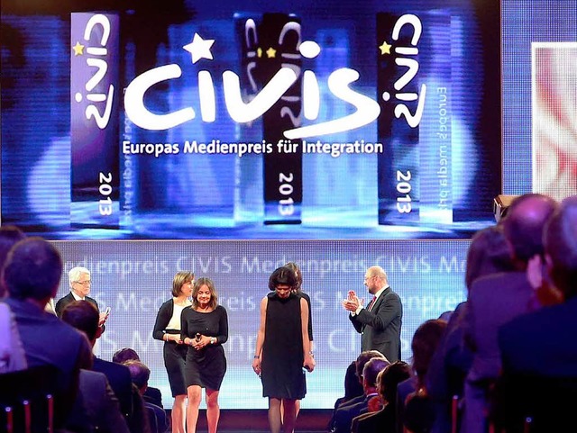 Die Civis-Medienpreise wurden in Berlin vergeben.  | Foto: dpa