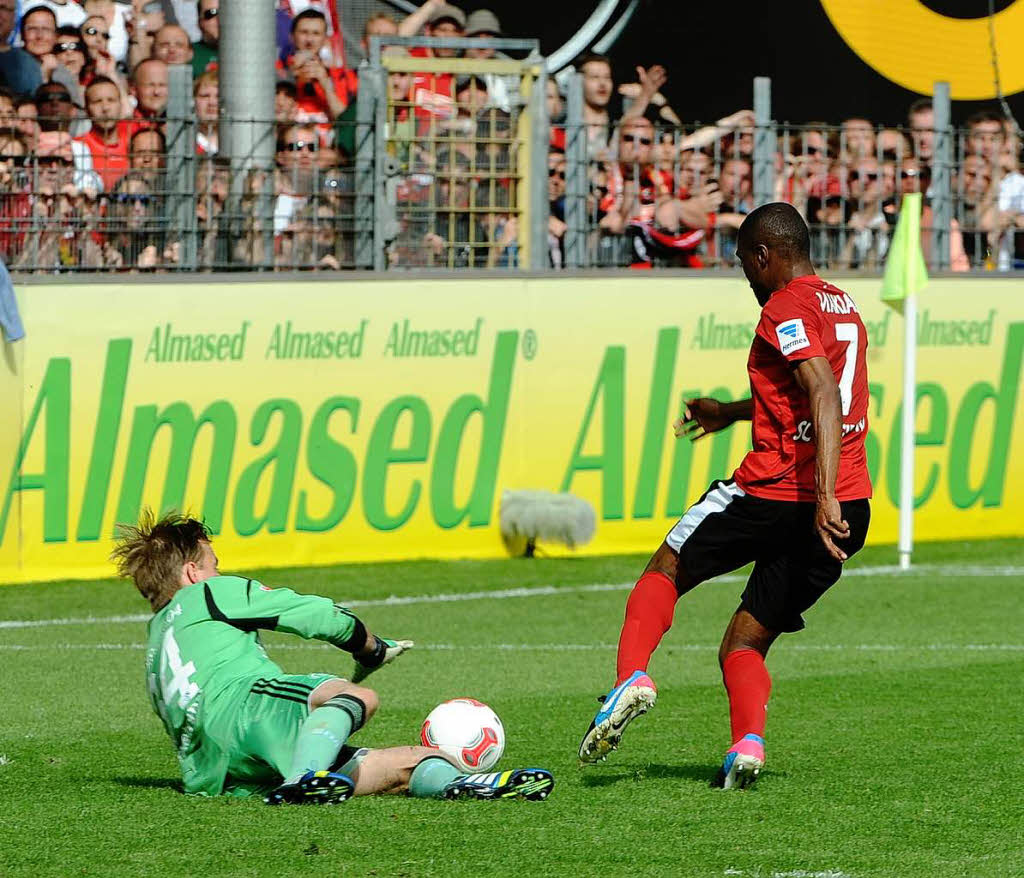 Mit 1:2 unterliegt der SC Freiburg einem abgebrht und konzentriert agierenden FC Schalke 04.