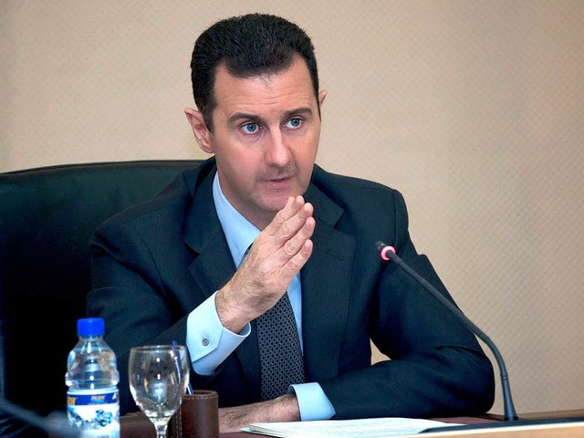 Syriens  Staatsprsident Baschar al-Assad.  | Foto: dpa