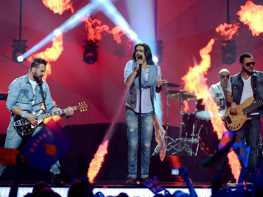 Die armenische Rockband Dorians konnte beim ESC in Malm kein Feuer entfachen...