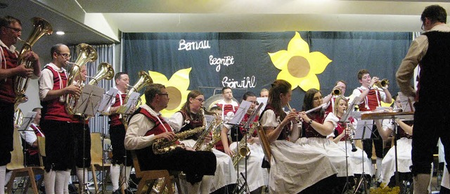 Musiker aus Bernau und aus Grwihl ges... zum Schluss ein Geheimnis geblieben.   | Foto: Ulrike Spiegelhalter