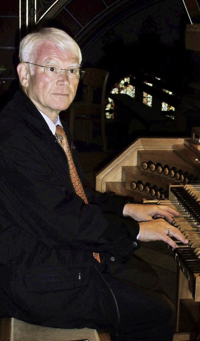 Traditionell gab Organist Rudolf Seege...onzert in der Bonndorfer Pfarrkirche.   | Foto: Cornelia Selz
