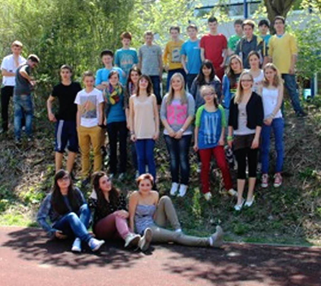 Die Klasse 8b der Hugo-Hfler-Realschule aus Breisach