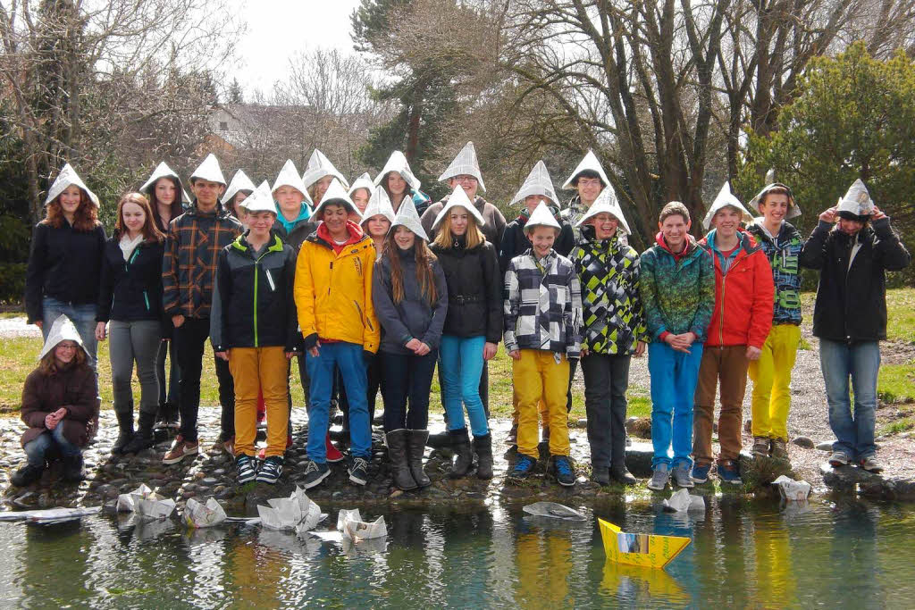 Die Klasse 8h der Schillerschule aus Rheinfelden-Herten