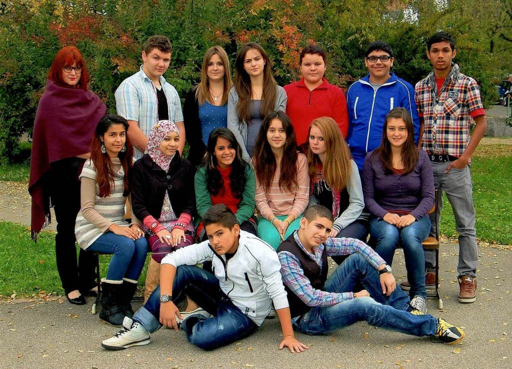 Die Klasse 8b der Albert-Schweizer-Schule aus Lrrach