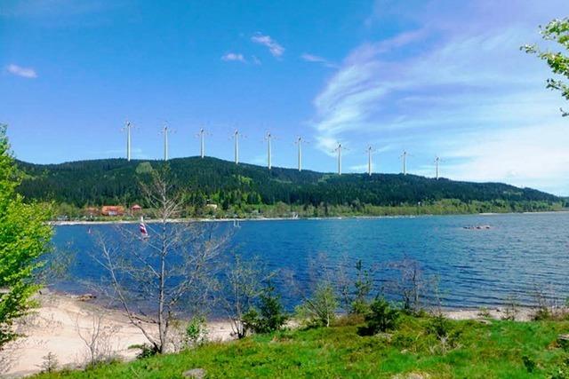 Proteste gegen geplanten Windpark in Schluchsee