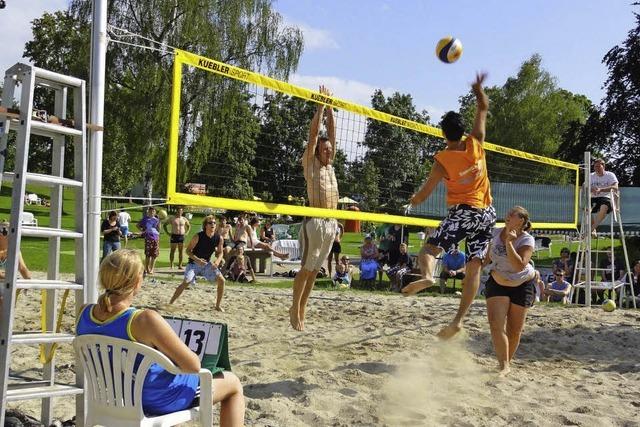 Zum 14. Mal der Beach-Fun-Cup im Volleyball