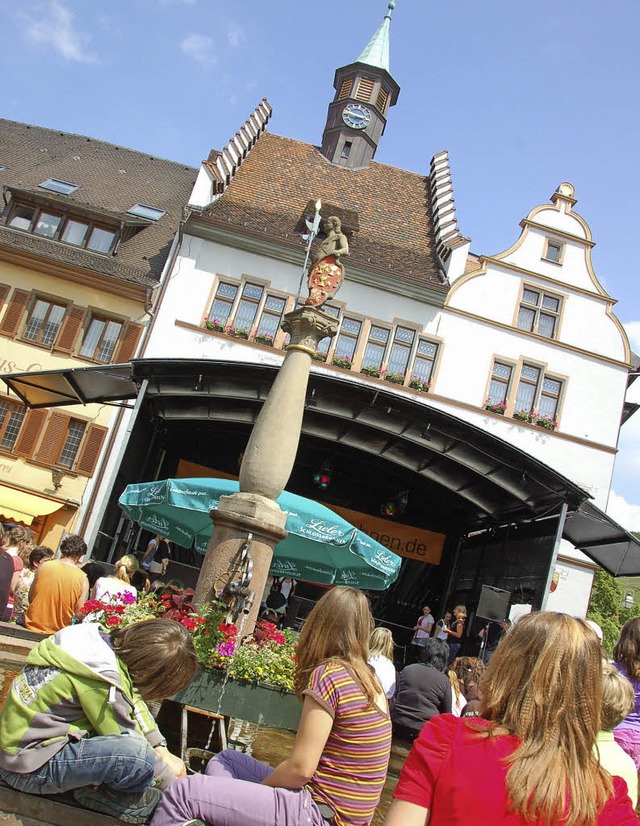 T-Shirt-Wetter und gute Stimmung: So w...sucher Musik und Wein am Wochenende.    | Foto: susanne Mller