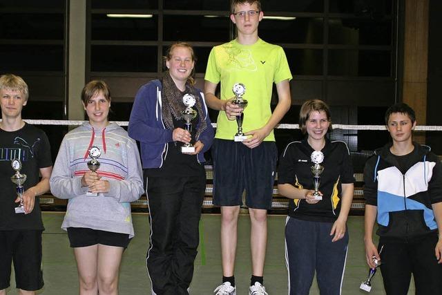 Hochklassige Badmintonspiele in allen Altersklassen