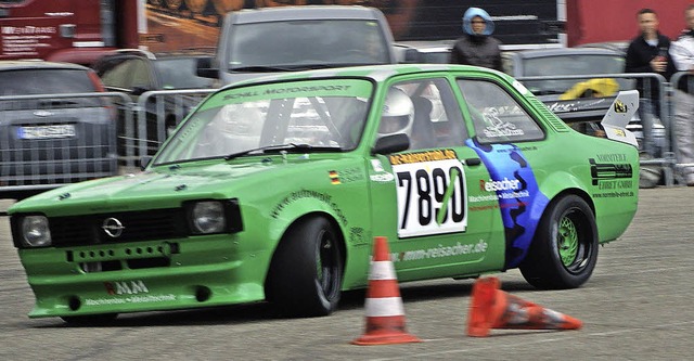 Nicht nur Daniel Schill aus Oberbergen...und Profis des Motorsports ihr Knnen.  | Foto: Sarah-Lena Stein