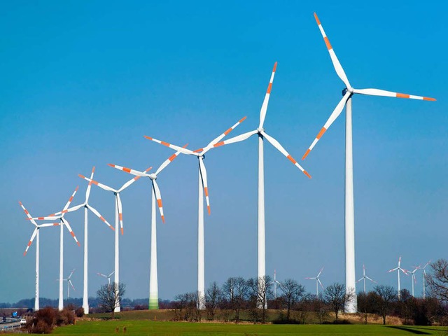 Gut fr die Umwelt: Die Windkraft  | Foto: dpa