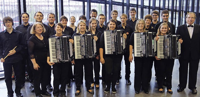 Als &#8222;ausgezeichnet&#8220; empfan...rdeon-Orchesters Endingen-Rheinhausen.  | Foto: Privat