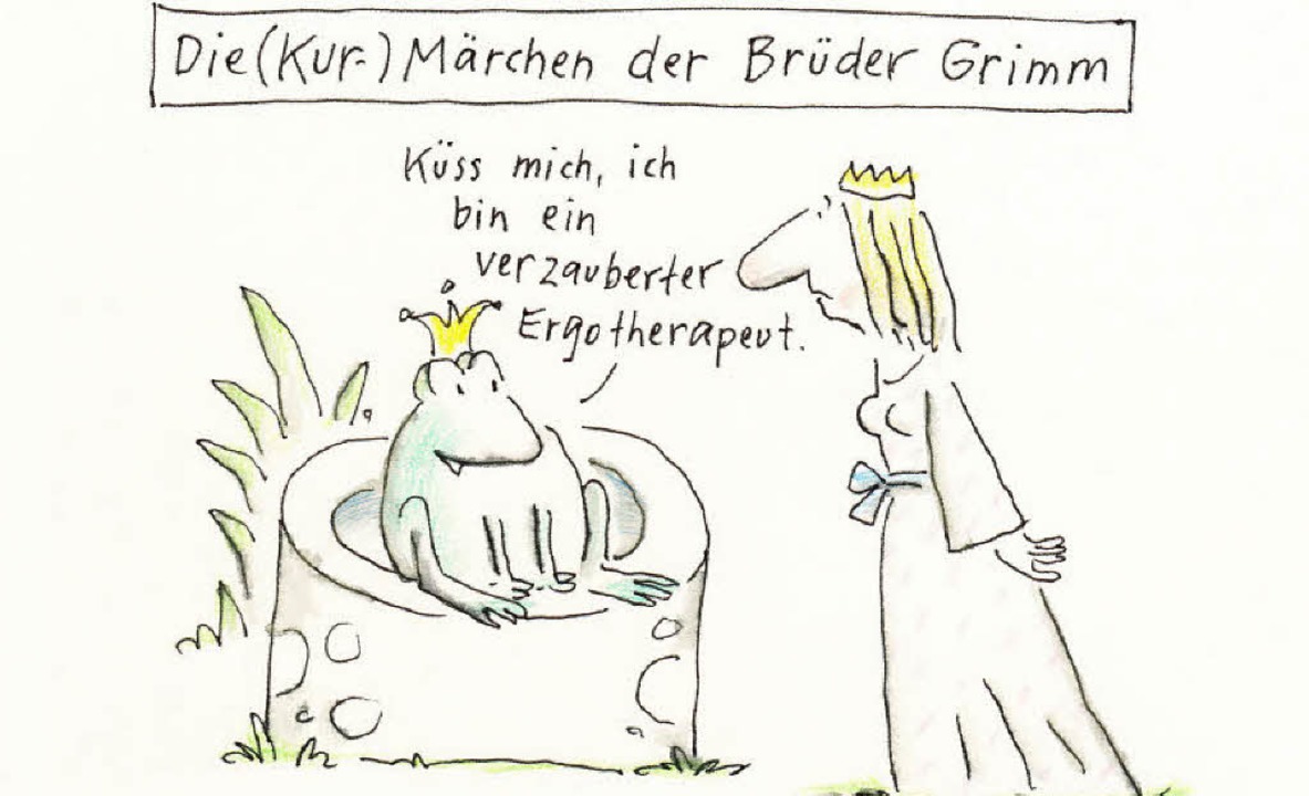 Die Ausstellung mit Märchen-Cartoons läuft in Badenweiler noch bis zum 2. Juni.   | Foto: veranstalter