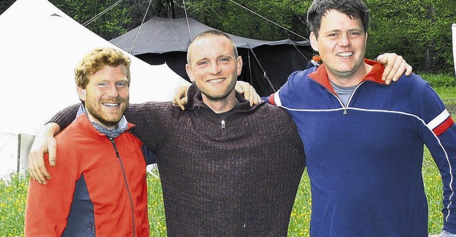 Sie haben gemeinsam 50 Jahre Zeltlager...er, Marcus Ewald und Patrick Gemeinder  | Foto: Molitor