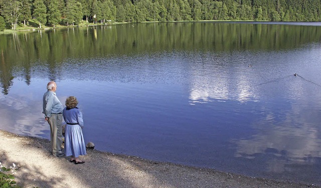 Der Windgfllweiher, ein idyllischer B... Grund gefhrliche  Altlasten lagern.   | Foto: Ralf MOrys